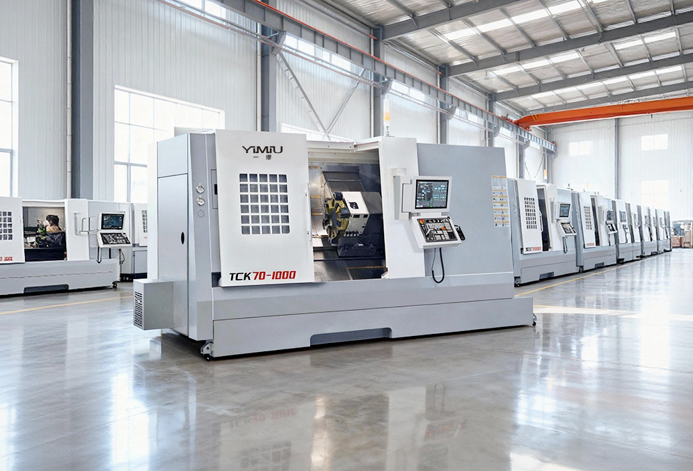 长轴加工难？山东北一数控斜轨车床TCK70-1000，精度效率全拿捏！