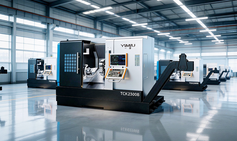 全硬轨插补Y轴来了！山东北一全硬轨插补Y轴车铣TCK2300B凭何打破高刚性加工天花板？
